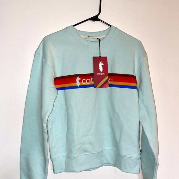 Cotopaxi On the Horizon Crew Sweatshirt - Women's S - Ice Light Blue NWT - Picture 6 of 7